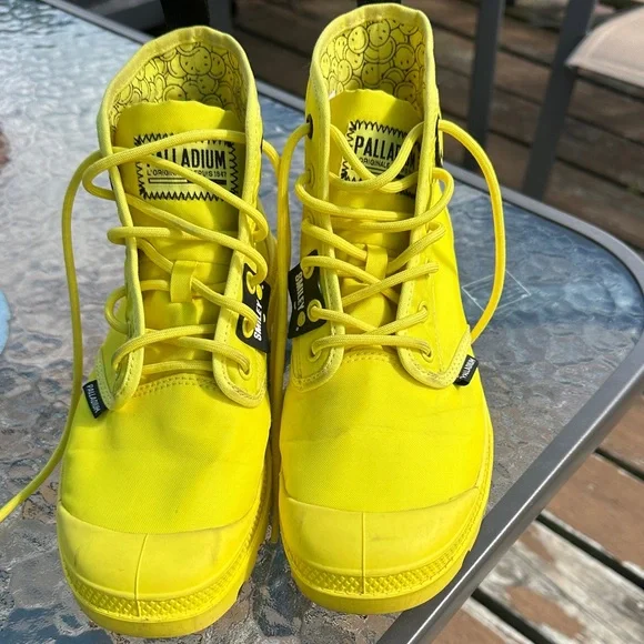 Palladium Bright Yellow Women's Sneakers - Picture 4 of 8